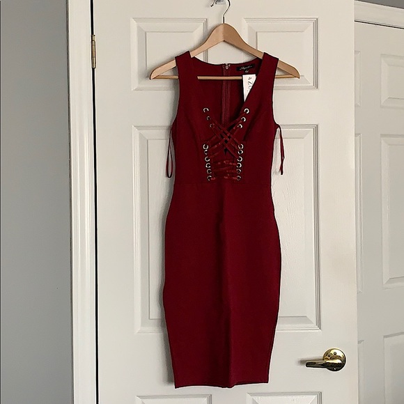 Zumel ruby dress NEVER WORN! - Picture 1 of 5
